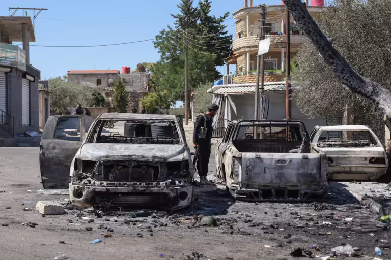 Israel bombardeó el cuartel general del Ejército de Siria en Damasco