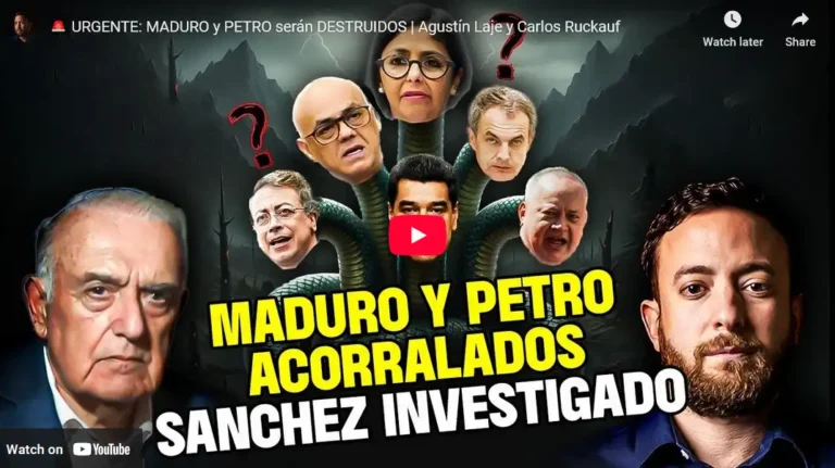 Agustín Laje y Carlos Ruckauf, MADURO y PETRO serán DESTRUIDOS