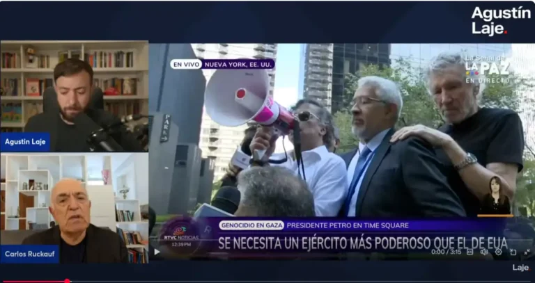 Agustín Laje y Carlos Ruckauf-TRUMP Quita la VISA a PETRO Por incitar a la VIOLENCIA