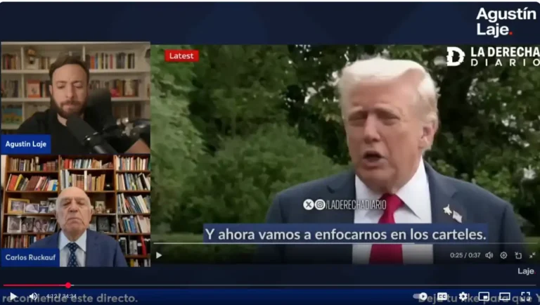  Agustín Laje y Carlos Ruckauf,TRUMP vs. MADURO: “Los vamos a BORRAR de la Faz de la Tierra” 