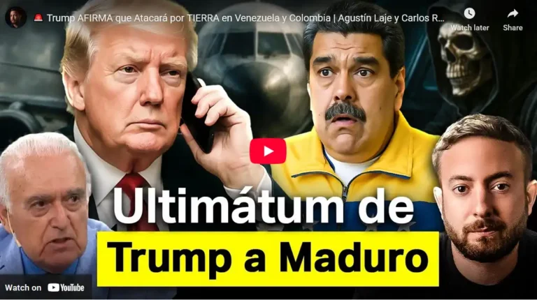  Trump AFIRMA que Atacará por TIERRA en Venezuela y Colombia | Agustín Laje y Carlos Ruckauf