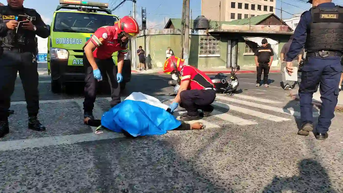 Motorista murió en ataque armado en la zona 13