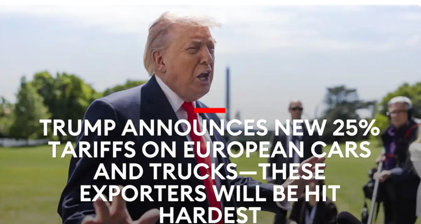 Trump Announces New 25% Tariffs On European Cars And Trucks—These Exporters Will Be Hit Hardest