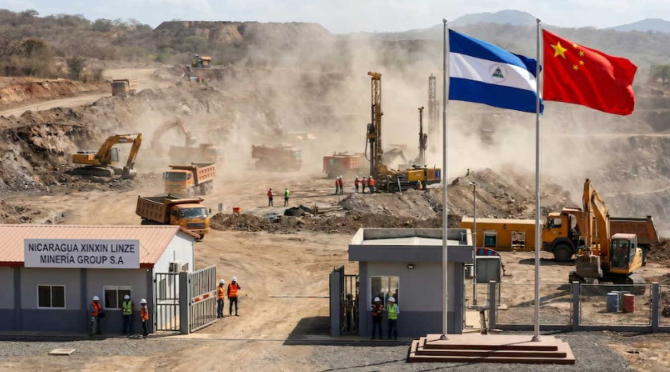 Más de 20 empresas chinas controlan concesiones mineras en Nicaragua