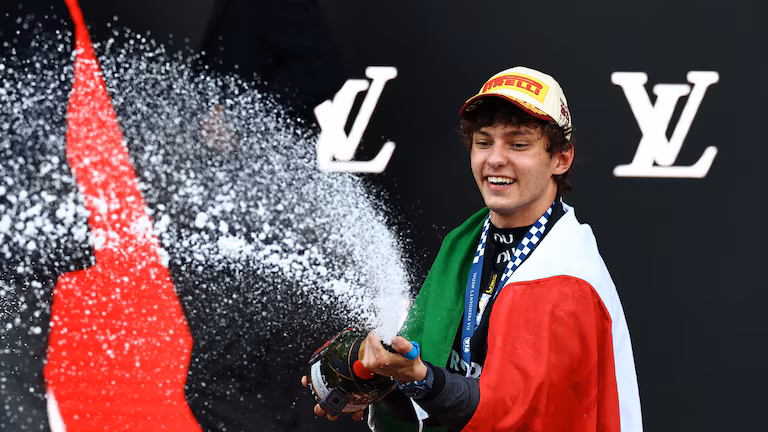 Kimi Antonelli ganó en  Mónaco campeonato de Fórmula 1