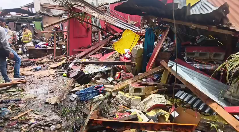 Fuerte explosión en cohetería de Parramos, Chimalt